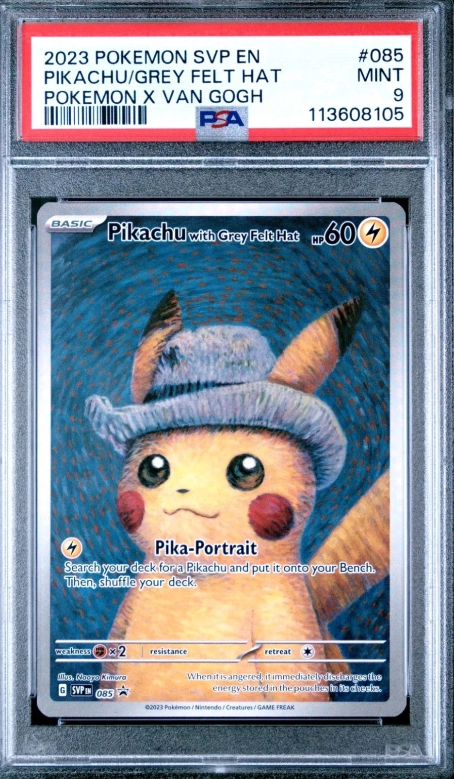 Felt Hat Van Gogh Pikachu