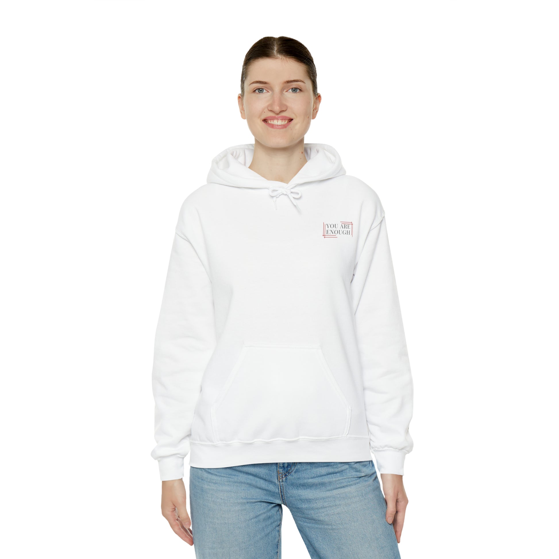 You are Enough Hoodie - Premium Hoodie from Printify - Just $35.41! Shop now at Novus Designs and Creations