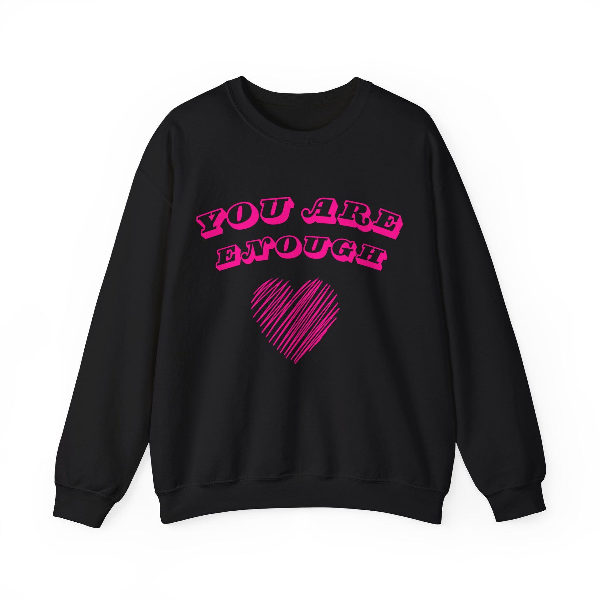 You Are Enough Sweatshirt - Premium Sweatshirt from Printify - Just $28.79! Shop now at Novus Designs and Creations