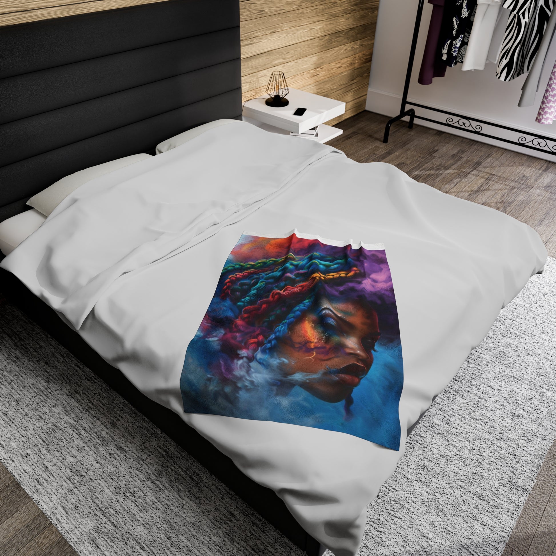 A Luminous Labyrinth Plush Blanket - Premium All Over Prints from Printify - Just $22.38! Shop now at Novus Designs and Creations