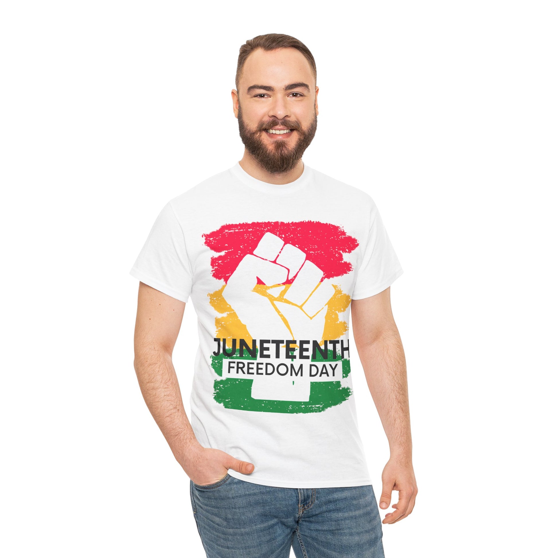 Freedom and Solidarity Cotton Tee - Premium T-Shirt from Printify - Just $14.45! Shop now at Novus Designs and Creations