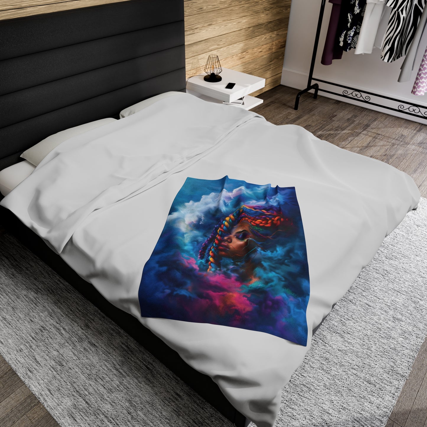 Spectral Symphony Plush Blanket - Premium All Over Prints from Printify - Just $22.38! Shop now at Novus Designs and Creations