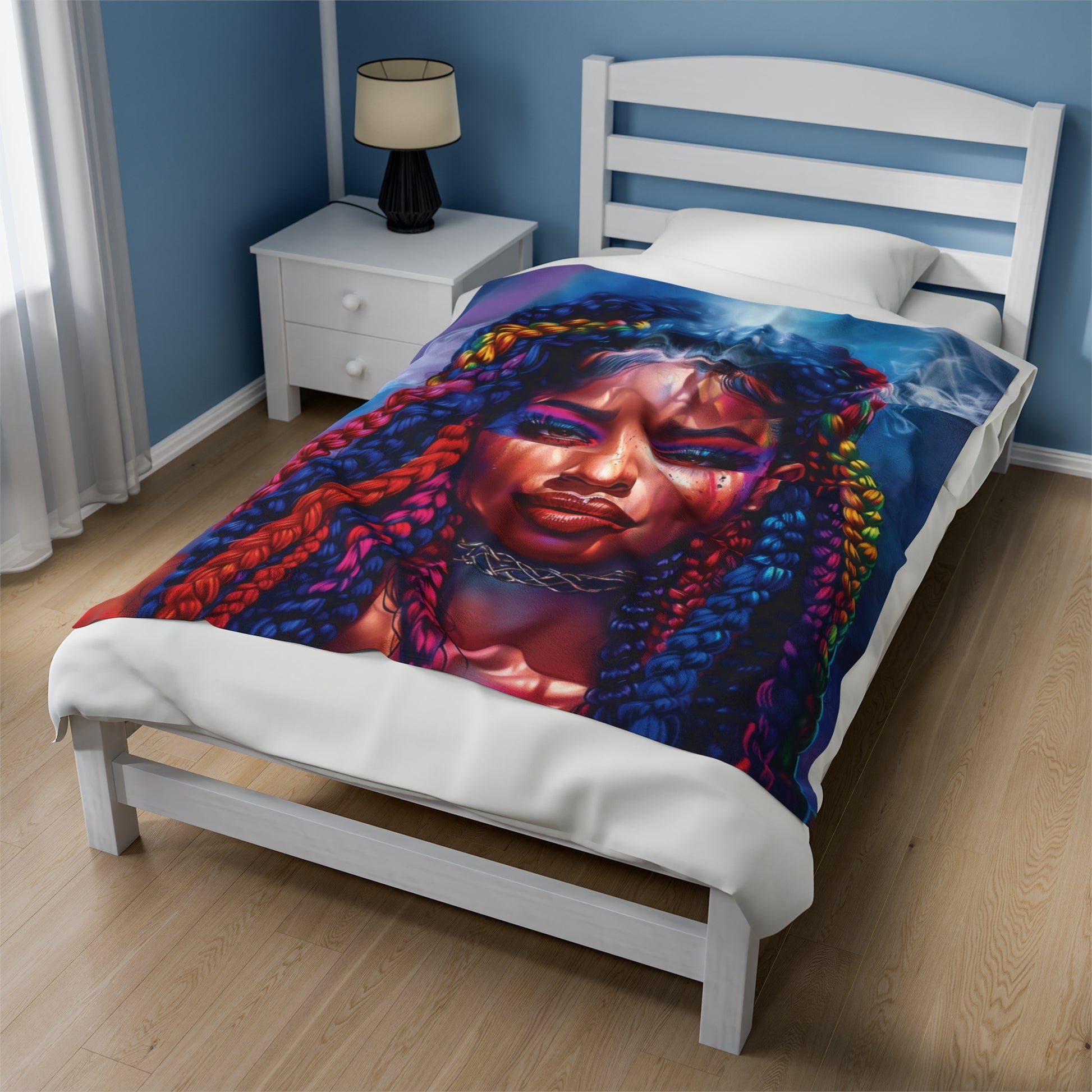 Celestial Cascade Plush Blanket - Premium All Over Prints from Printify - Just $22.38! Shop now at Novus Designs and Creations