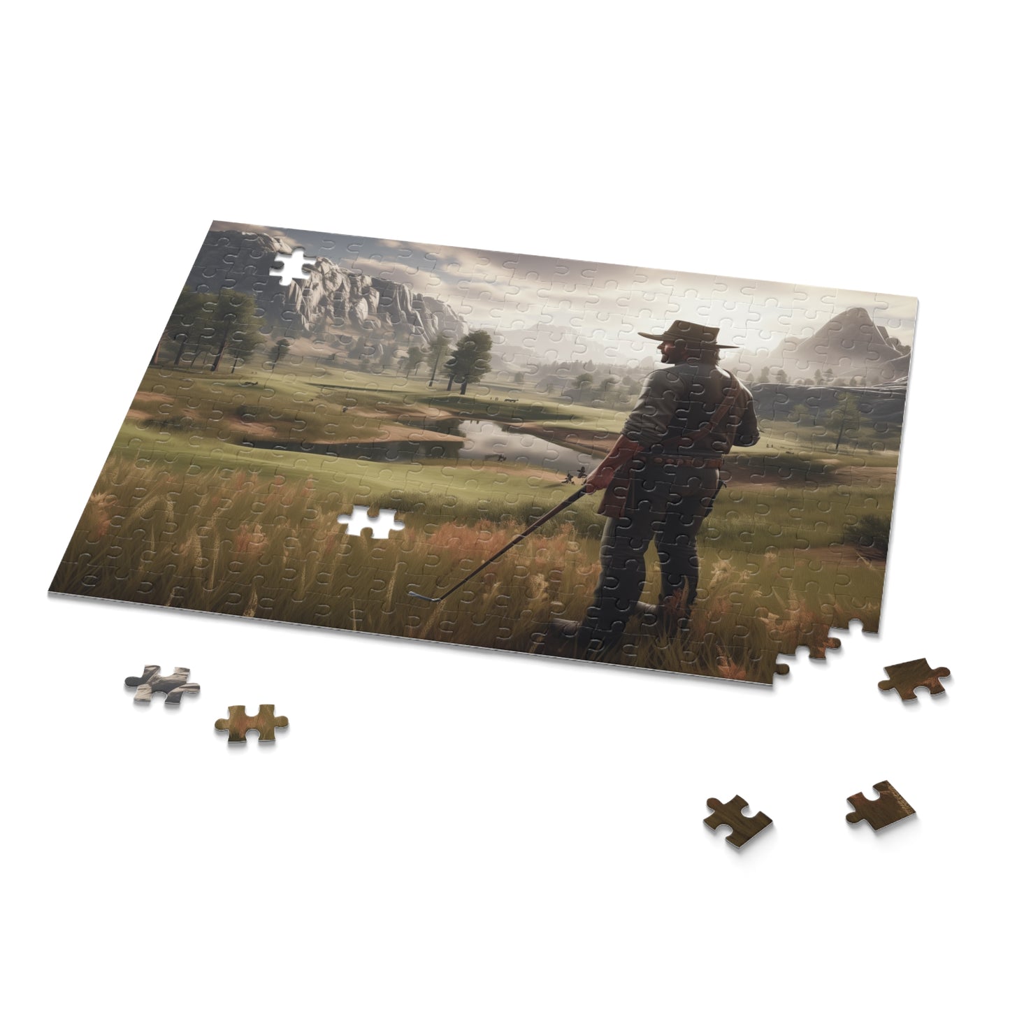 Saddle Up for Redemption - Hole in One Puzzle - Premium Puzzle from Printify - Just $26.73! Shop now at Novus Designs and Creations