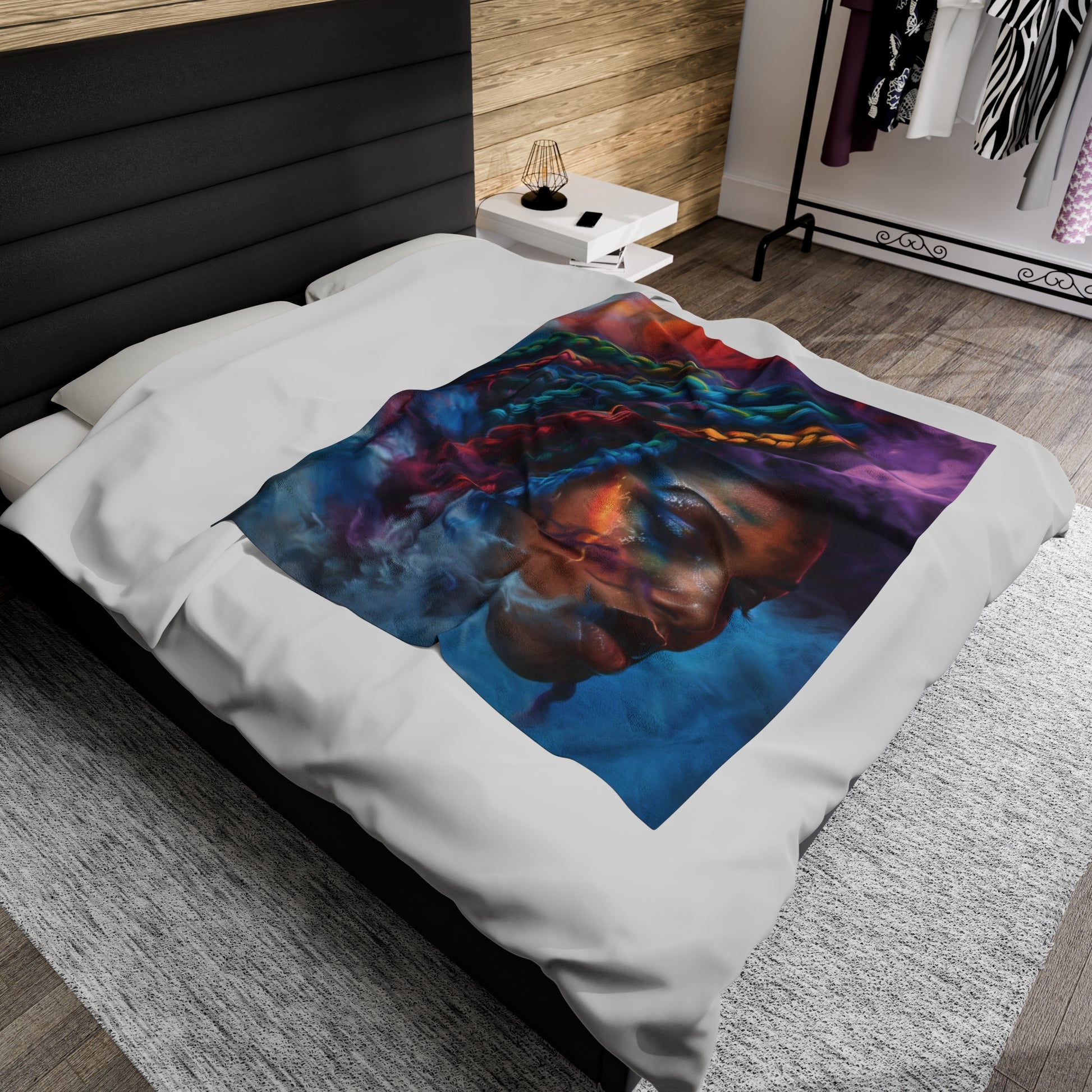 A Luminous Labyrinth Plush Blanket - Premium All Over Prints from Printify - Just $22.38! Shop now at Novus Designs and Creations