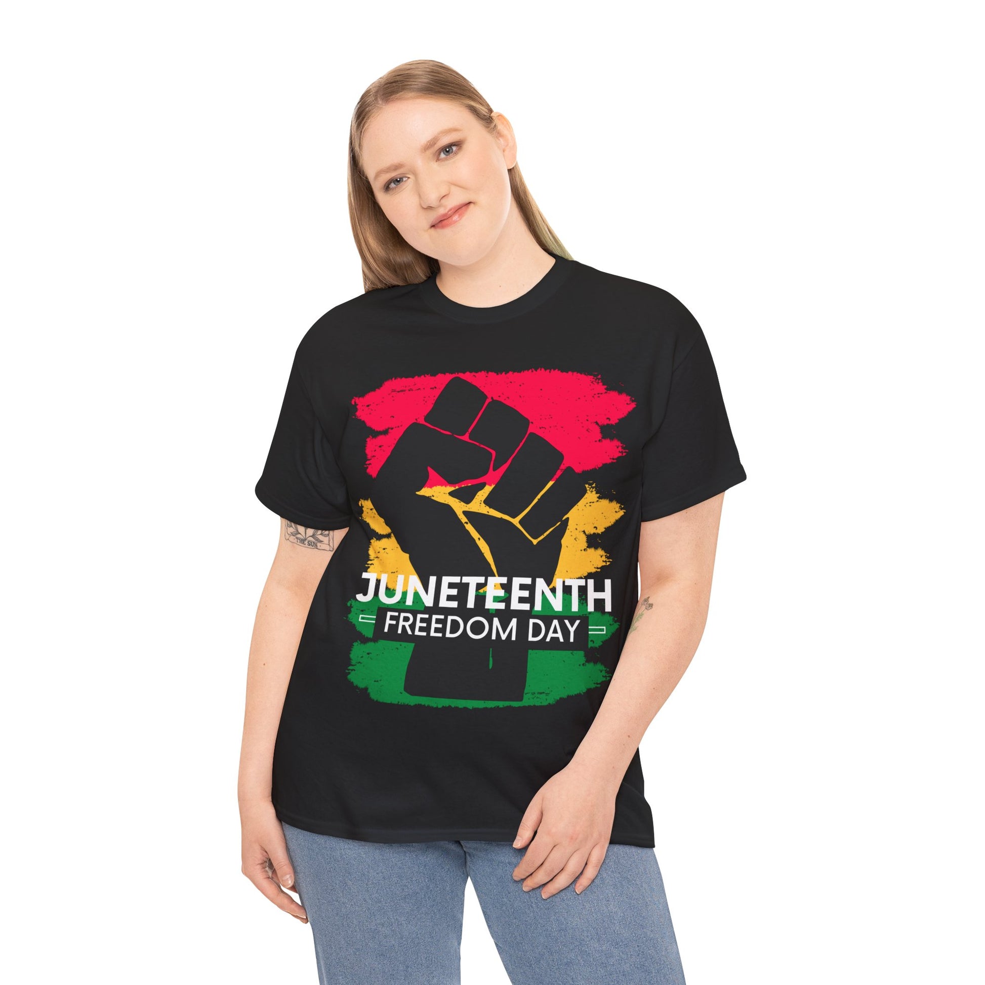 Freedom and Solidarity Cotton Tee - Premium T-Shirt from Printify - Just $14.45! Shop now at Novus Designs and Creations