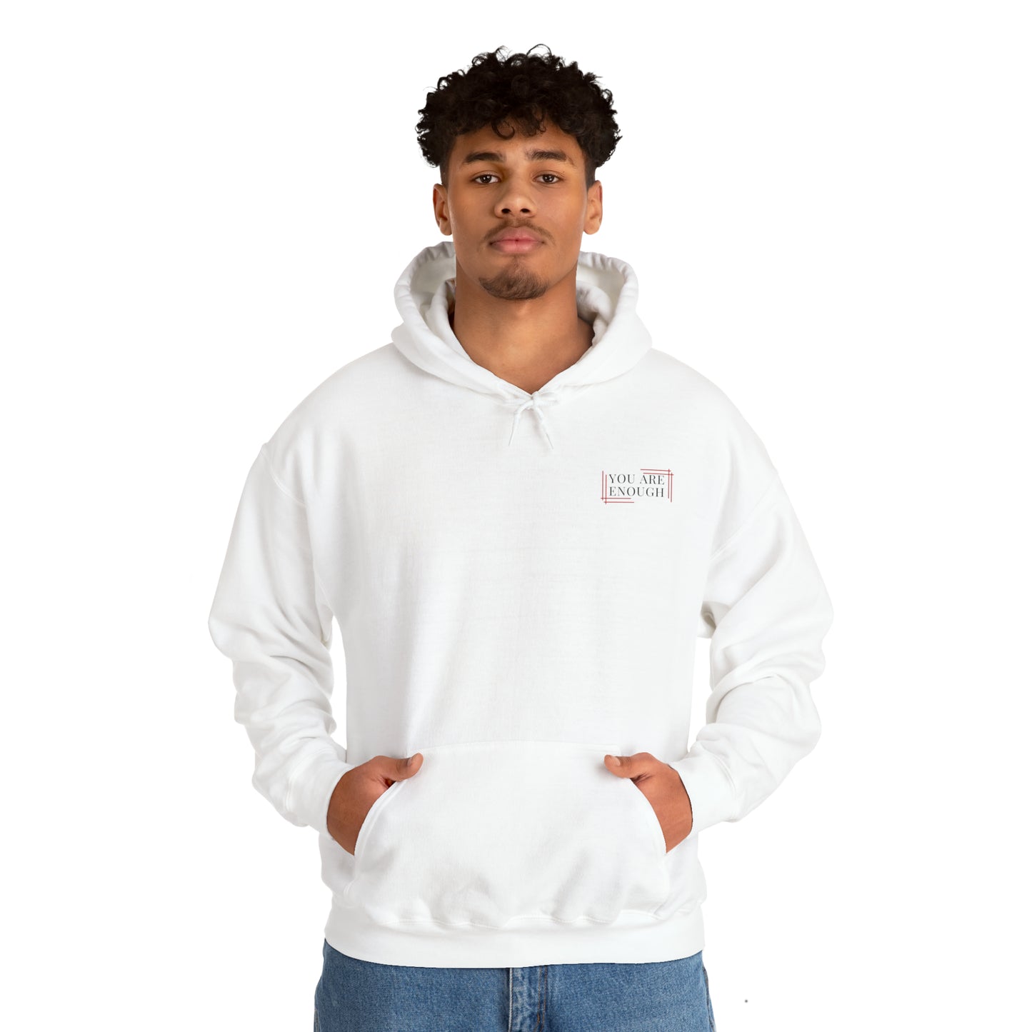 You are Enough Hoodie - Premium Hoodie from Printify - Just $35.41! Shop now at Novus Designs and Creations