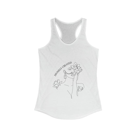 Divinely Created - Women's Racerback Tank - Premium Tank Top from Printify - Just $16.53! Shop now at Novus Designs and Creations