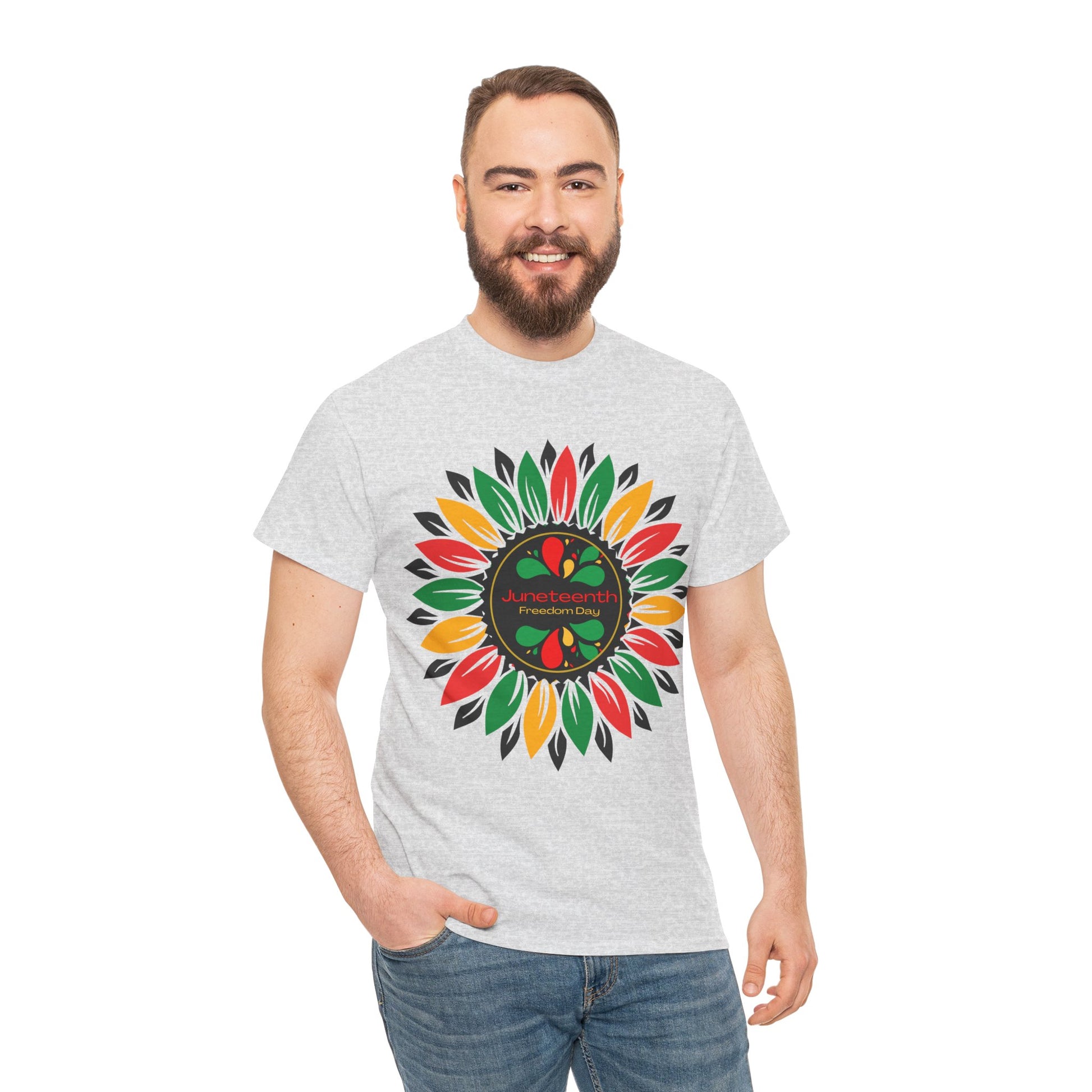 Growing Freely Cotton Tee - Premium T-Shirt from Printify - Just $14.45! Shop now at Novus Designs and Creations