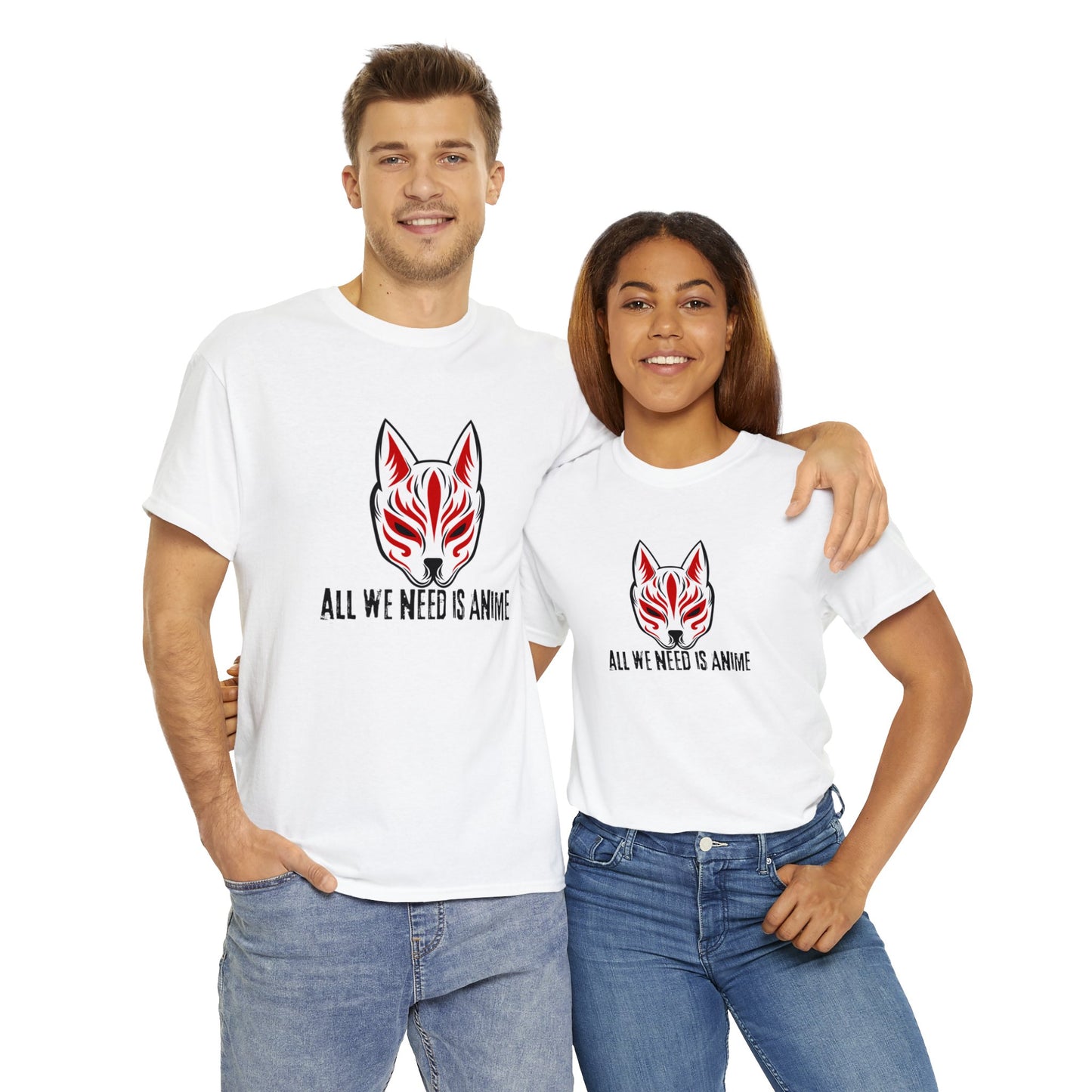 Kitsune Otaku Tee - Premium T-Shirt from Printify - Just $11.15! Shop now at Novus Designs and Creations