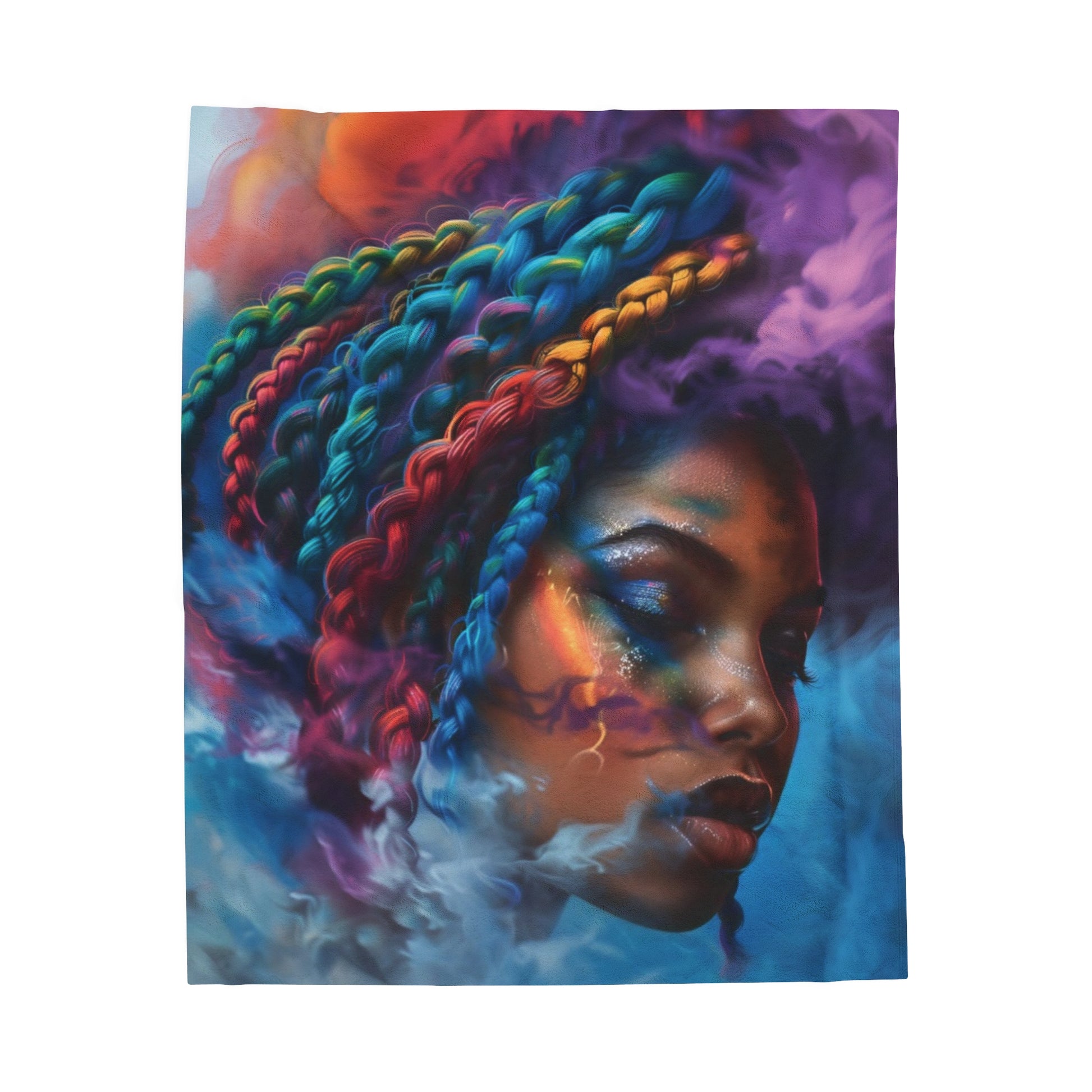 A Luminous Labyrinth Plush Blanket - Premium All Over Prints from Printify - Just $22.38! Shop now at Novus Designs and Creations