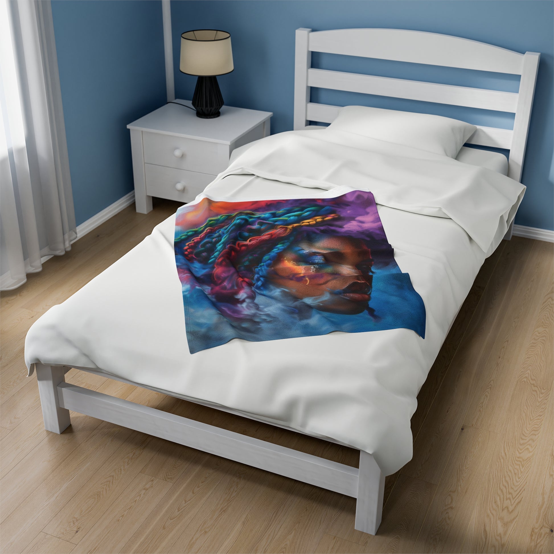 A Luminous Labyrinth Plush Blanket - Premium All Over Prints from Printify - Just $22.38! Shop now at Novus Designs and Creations