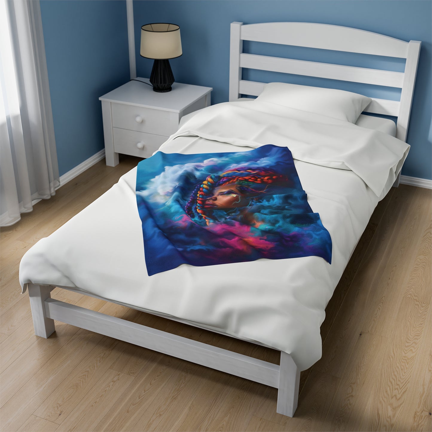 Spectral Symphony Plush Blanket - Premium All Over Prints from Printify - Just $22.38! Shop now at Novus Designs and Creations