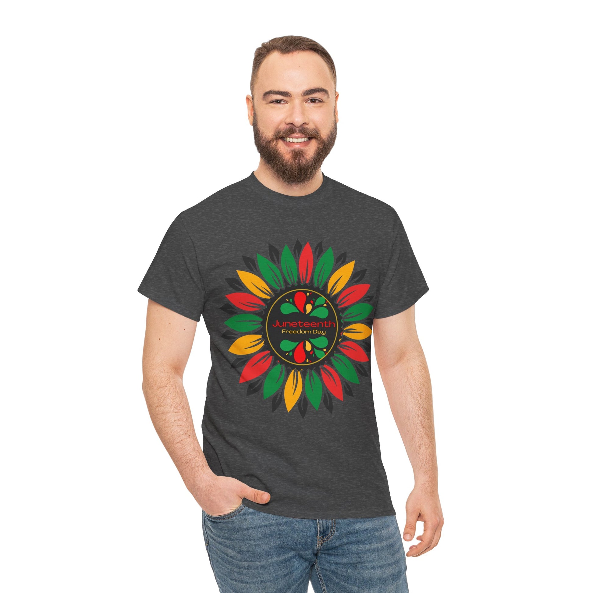 Growing Freely Cotton Tee - Premium T-Shirt from Printify - Just $14.45! Shop now at Novus Designs and Creations