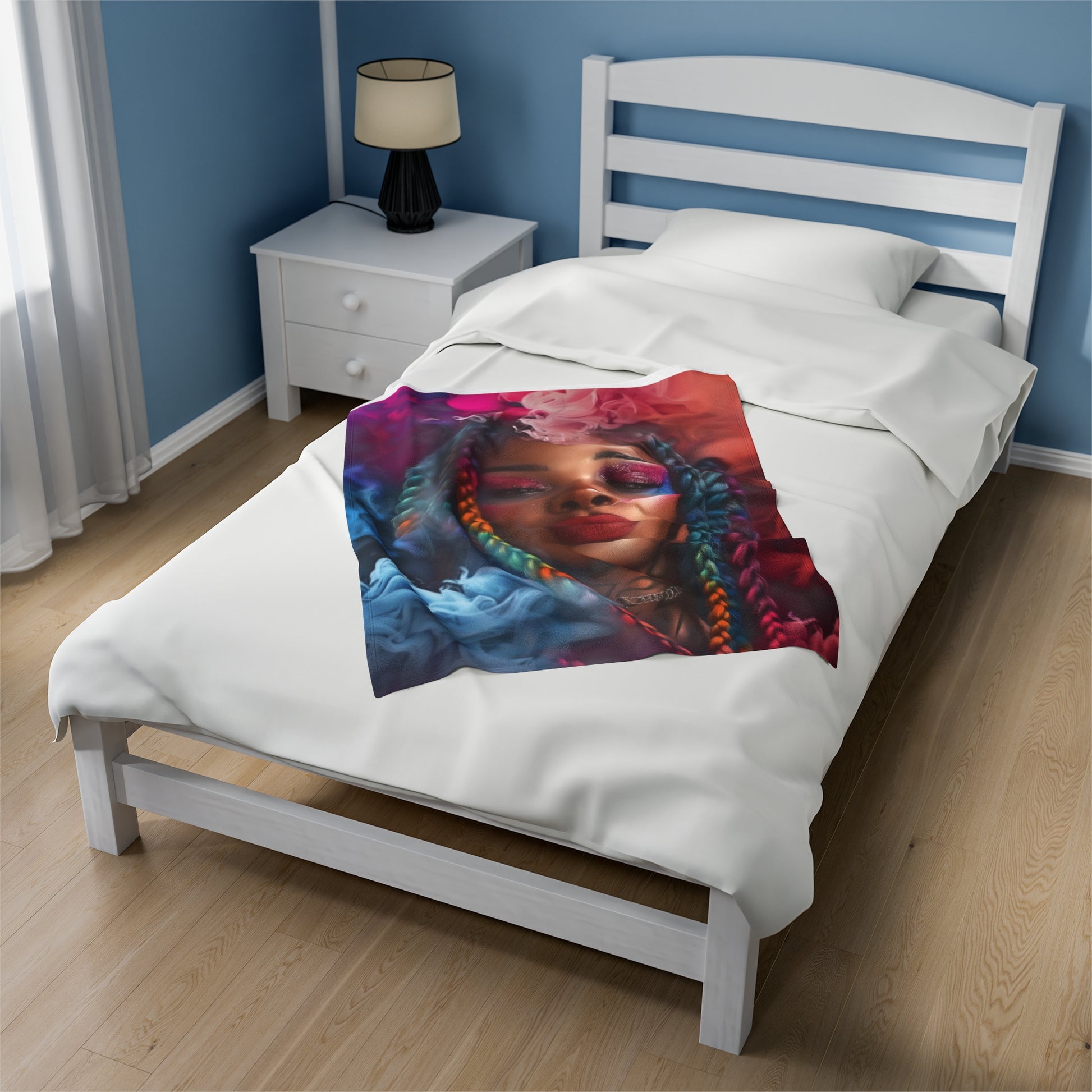 Aurora Veil Plush Blanket - Premium All Over Prints from Printify - Just $22.38! Shop now at Novus Designs and Creations