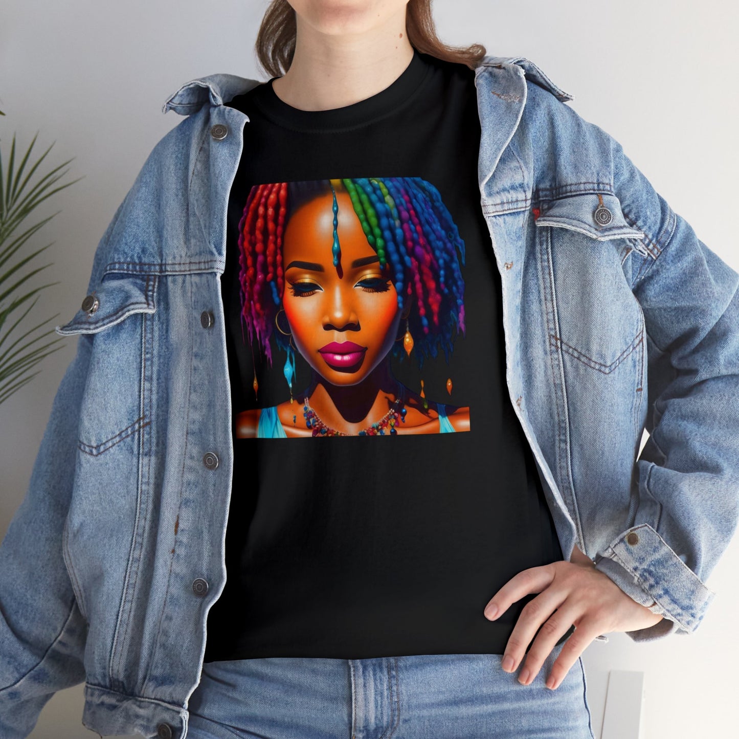 Rainbow Rain Tee - Premium T-Shirt from Printify - Just $11.82! Shop now at Novus Designs and Creations