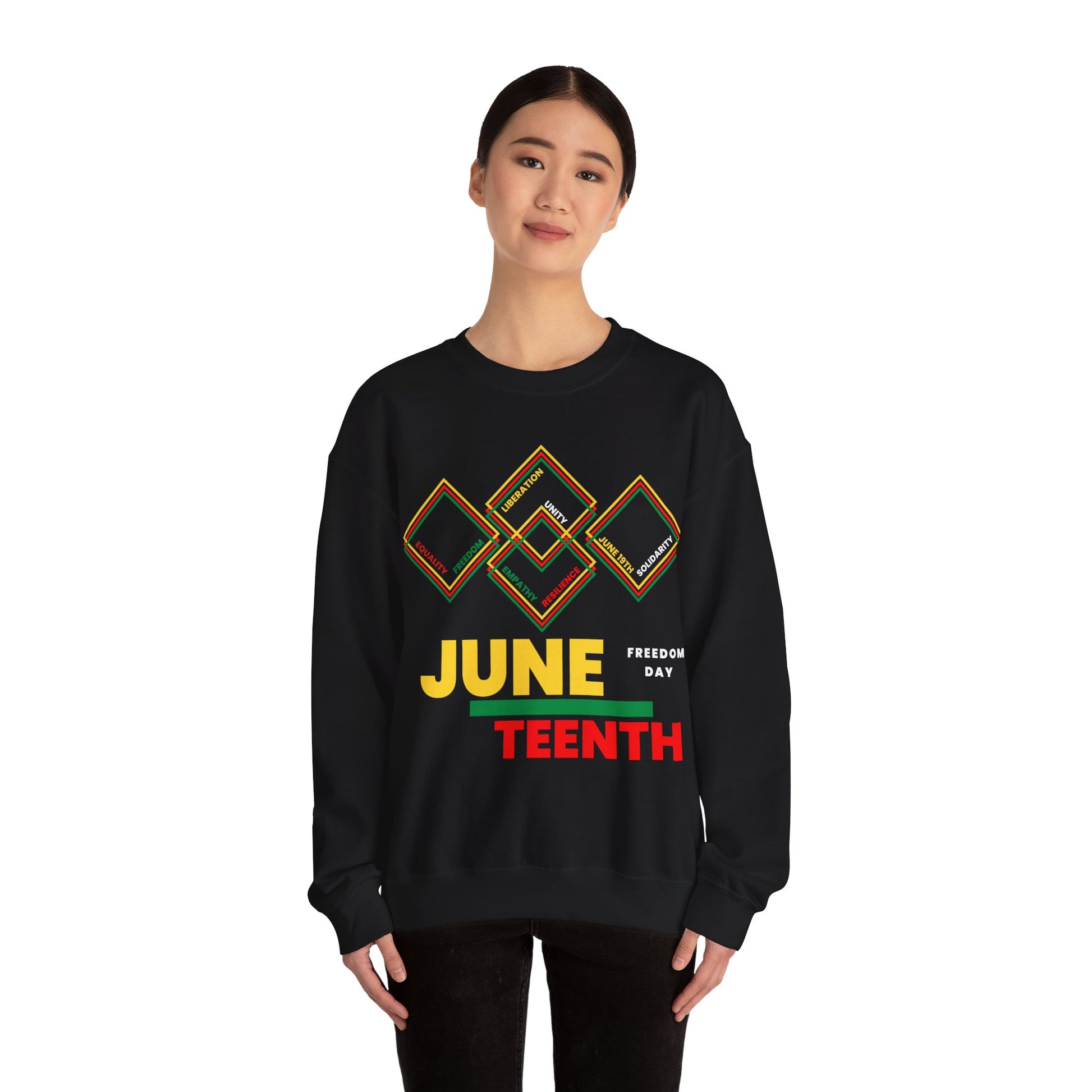 Freedom Day Sweatshirt - Premium Sweatshirt from Printify - Just $30! Shop now at Novus Designs and Creations