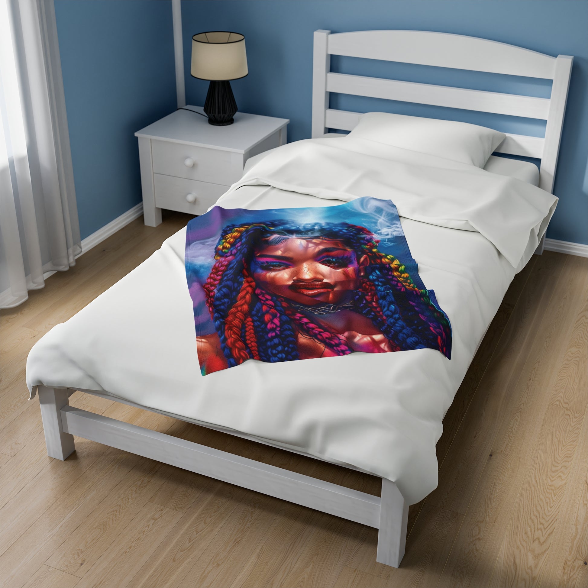 Celestial Cascade Plush Blanket - Premium All Over Prints from Printify - Just $22.38! Shop now at Novus Designs and Creations