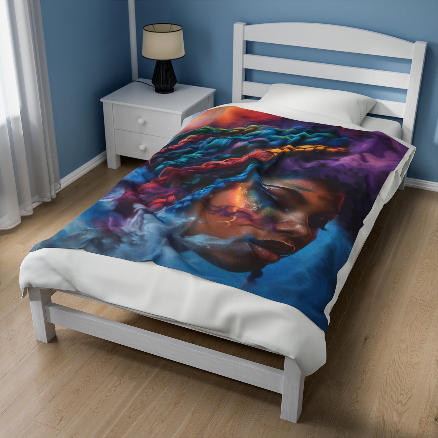 A Luminous Labyrinth Plush Blanket - Premium All Over Prints from Printify - Just $22.38! Shop now at Novus Designs and Creations