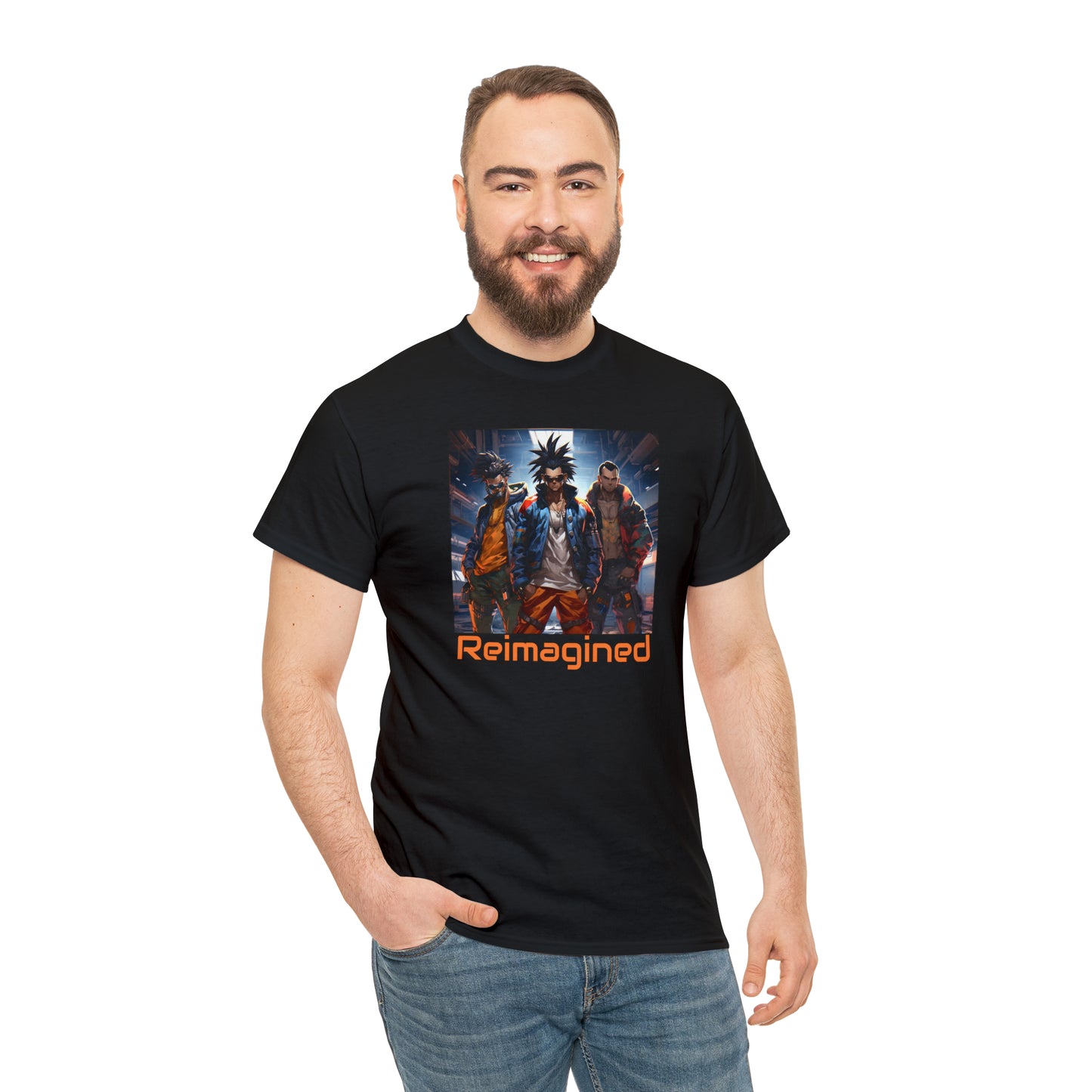 Cyber Trio Tee - Premium T-Shirt from Printify - Just $11.82! Shop now at Novus Designs and Creations