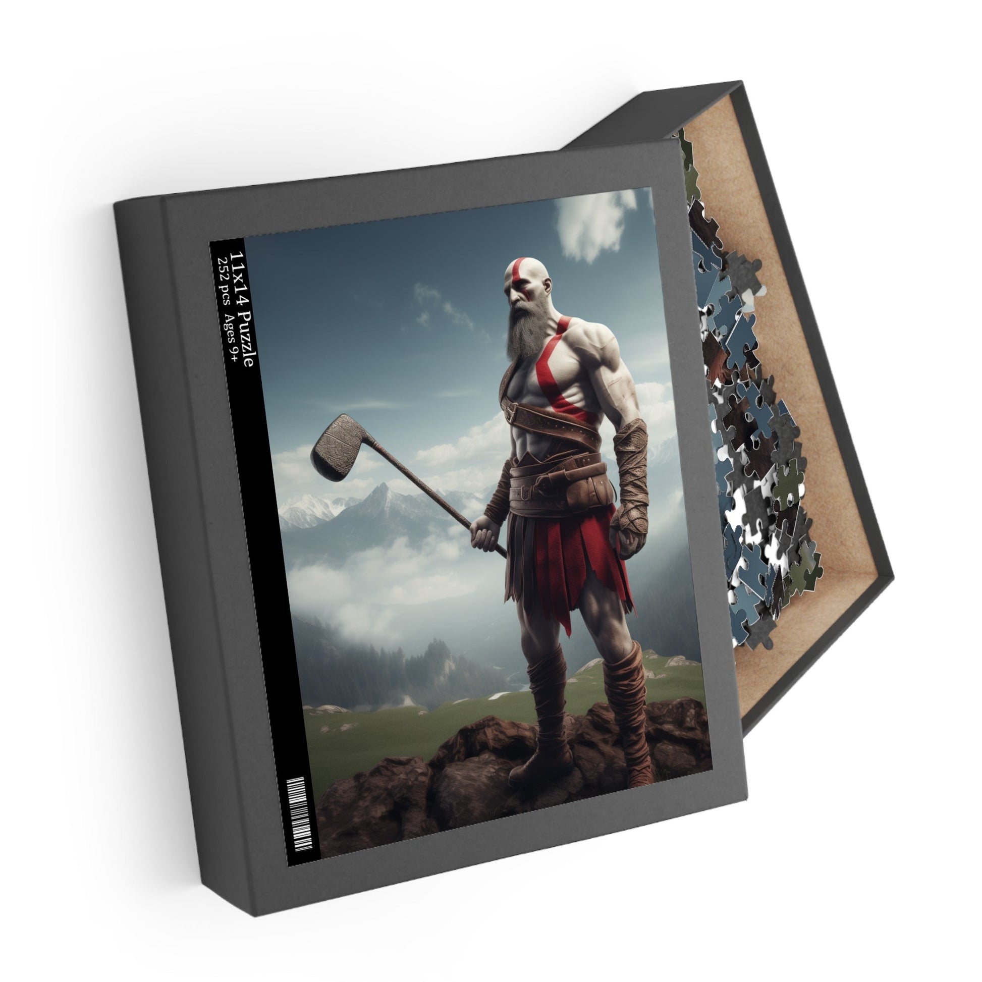 God of Golf Puzzle - Kratos Takes on the Green - Premium Puzzle from Printify - Just $26.73! Shop now at Novus Designs and Creations