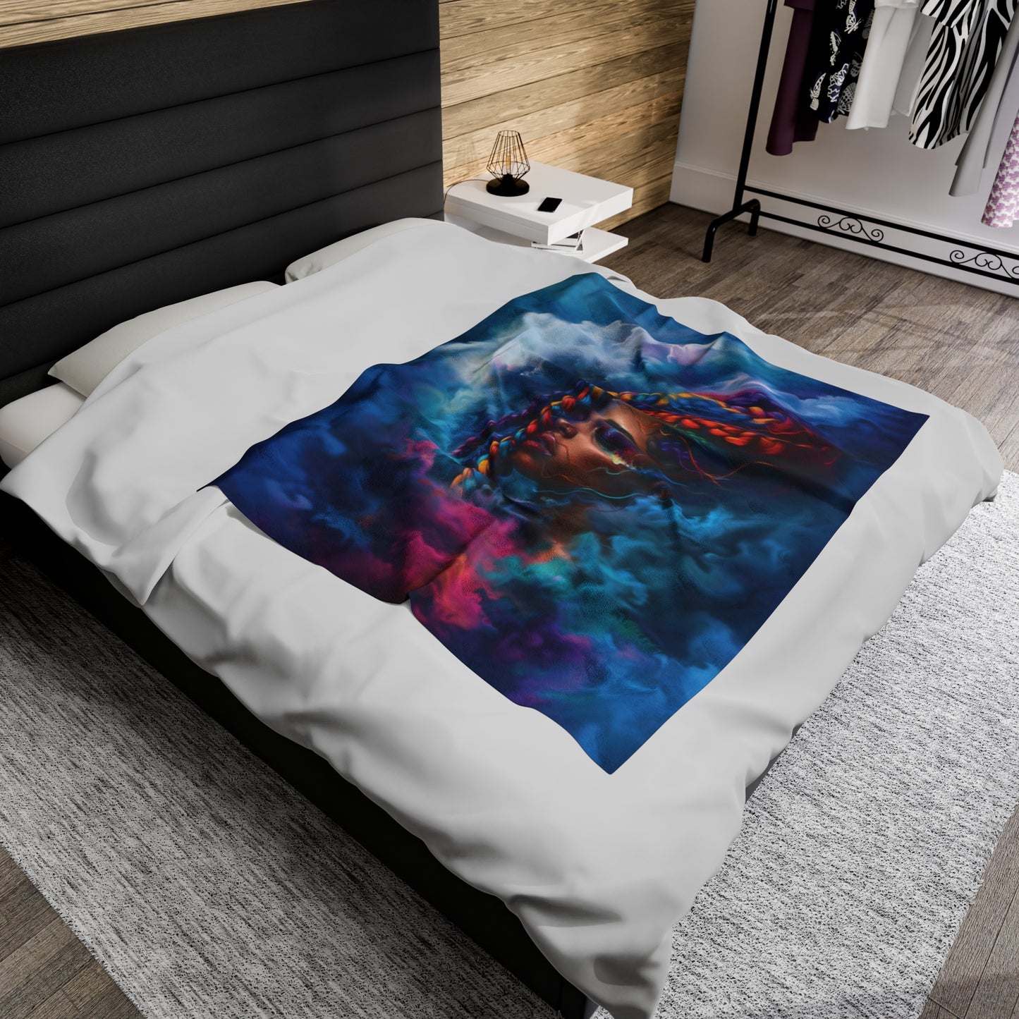 Spectral Symphony Plush Blanket - Premium All Over Prints from Printify - Just $22.38! Shop now at Novus Designs and Creations