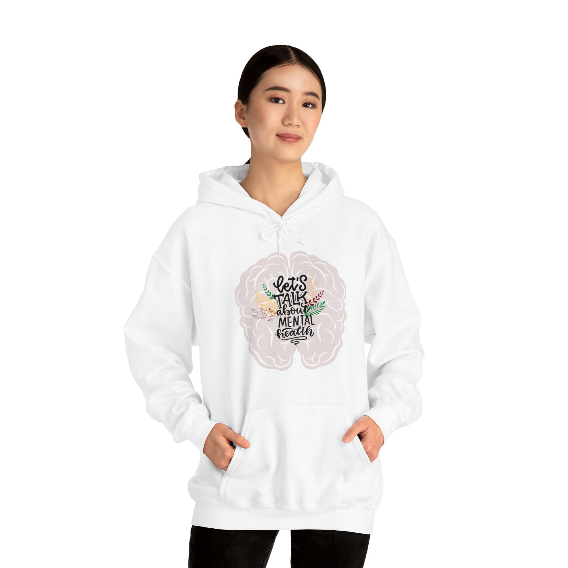 Brainy Mental Health Hoodie - Premium Hoodie from Printify - Just $26.97! Shop now at Novus Designs and Creations