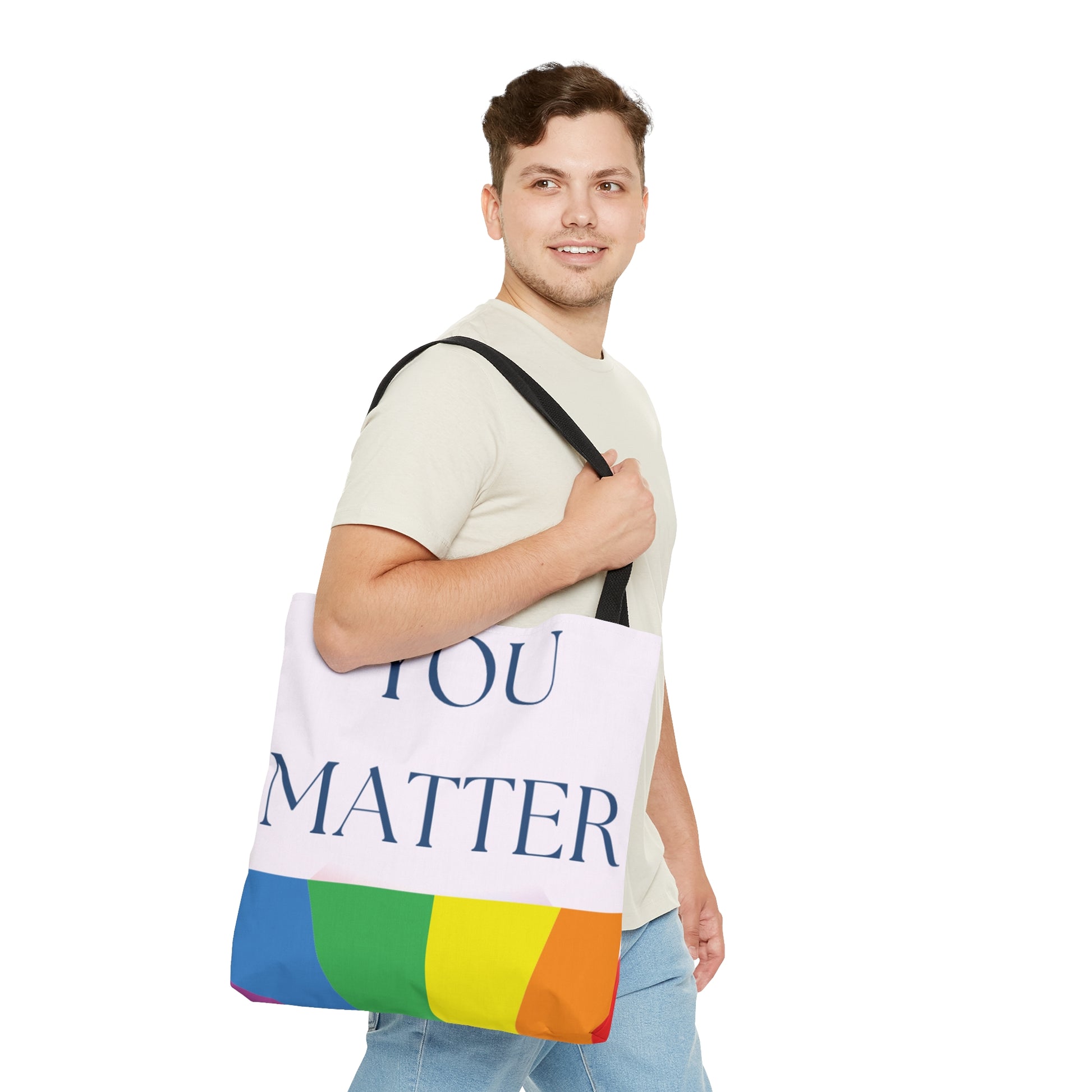 You Matter Tote Bag (AOP) - Premium Bags from Printify - Just $24.23! Shop now at Novus Designs and Creations