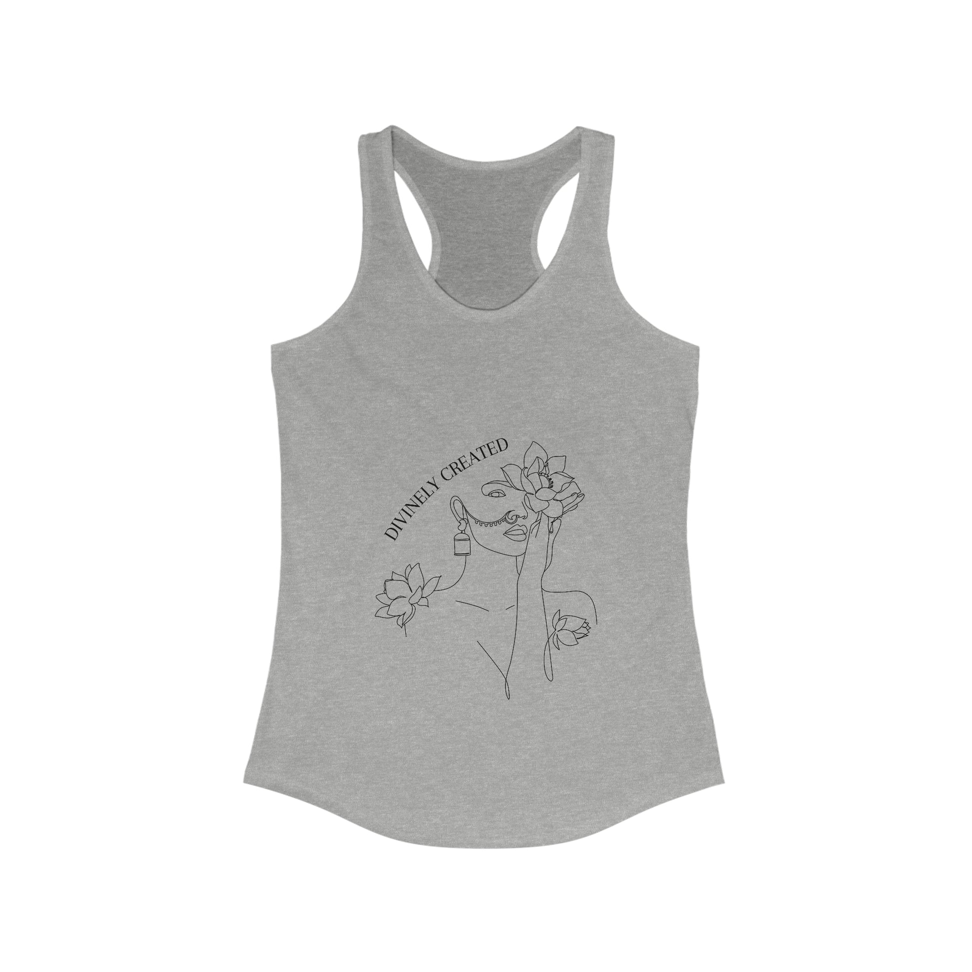 Divinely Created - Women's Racerback Tank - Premium Tank Top from Printify - Just $16.53! Shop now at Novus Designs and Creations