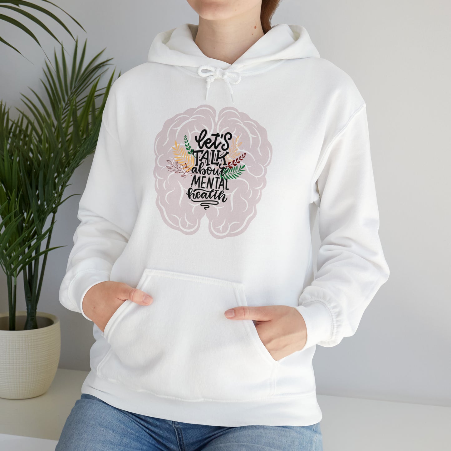 Brainy Mental Health Hoodie - Premium Hoodie from Printify - Just $26.97! Shop now at Novus Designs and Creations