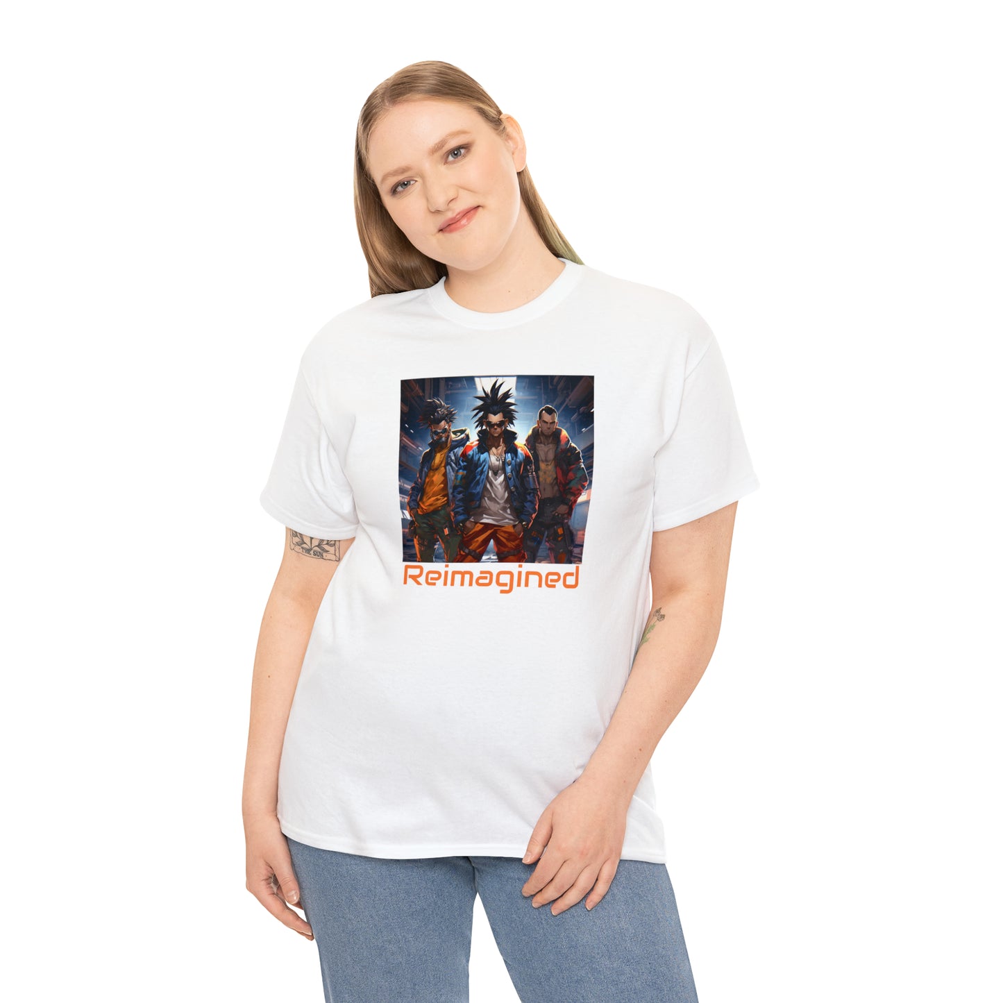 Cyber Trio Tee - Premium T-Shirt from Printify - Just $11.82! Shop now at Novus Designs and Creations