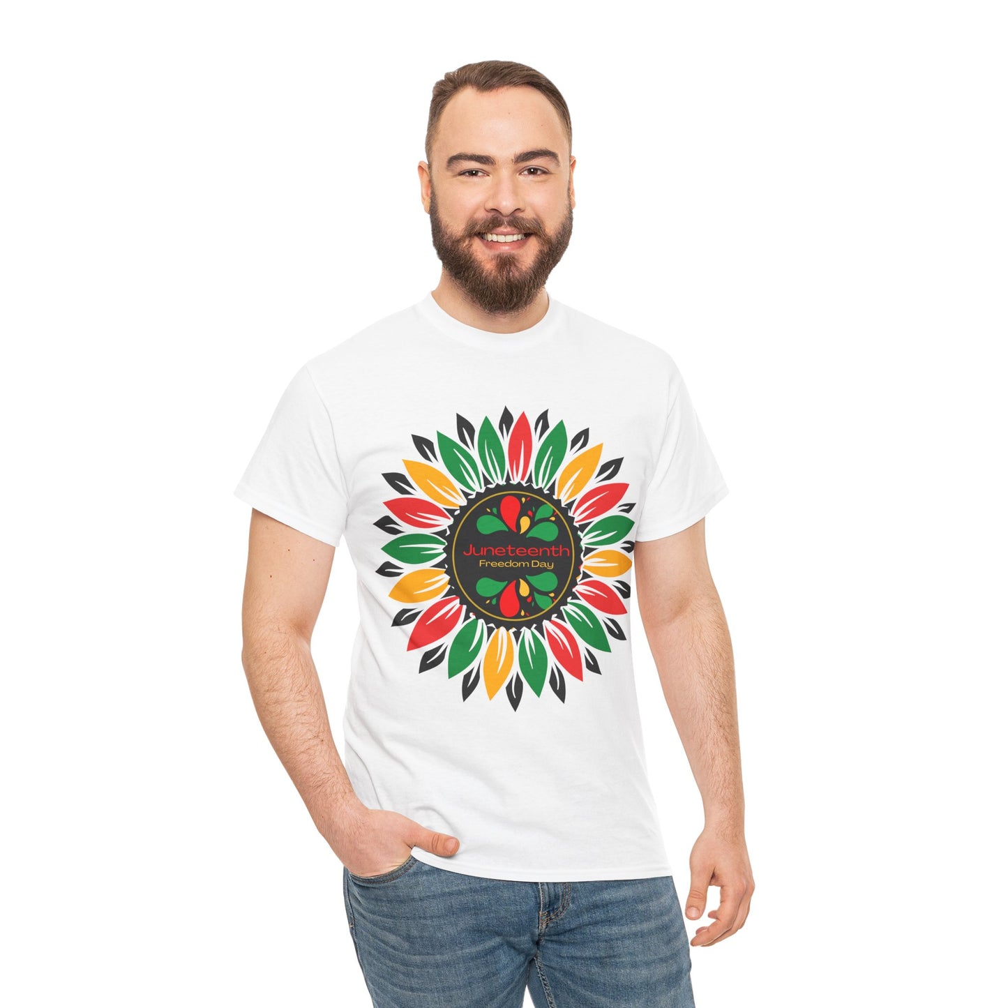 Growing Freely Cotton Tee - Premium T-Shirt from Printify - Just $14.45! Shop now at Novus Designs and Creations