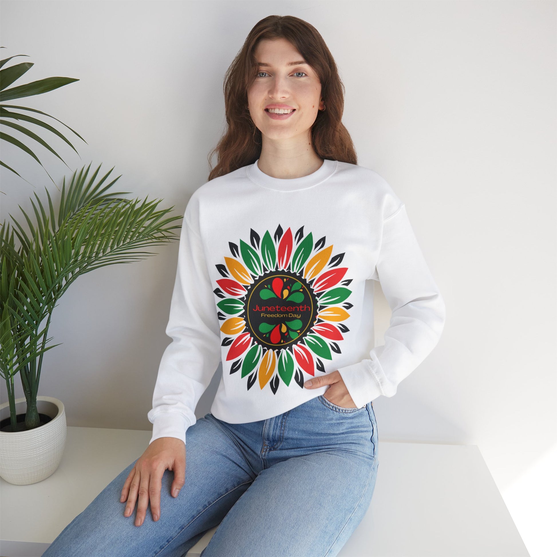 Growing Freely Sweatshirt - Premium Sweatshirt from Printify - Just $25.99! Shop now at Novus Designs and Creations