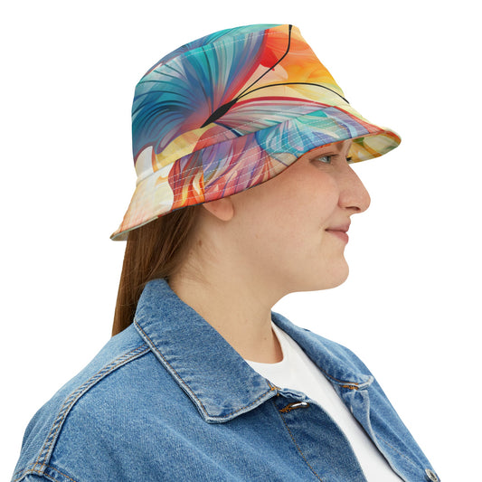 Mariposa Watercolor - Bucket Hat - Premium Hats from Printify - Just $22! Shop now at Novus Designs and Creations